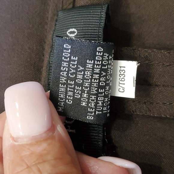 Women's‎ trousers.  Brown size 8PS. Zipper front. By Focus 2000. Straight. - Picture 6 of 7